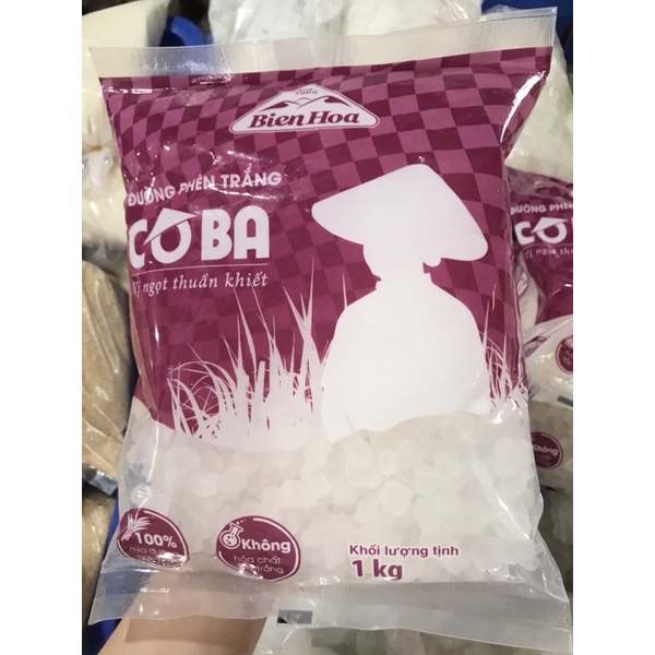Đường Phèn Trắng Cô Ba Túi 1kg