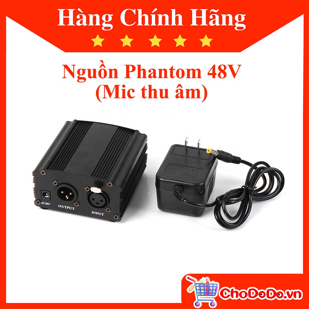  Nguồn Phantom 48V dùng cho Mic thu âm Chính Hãng