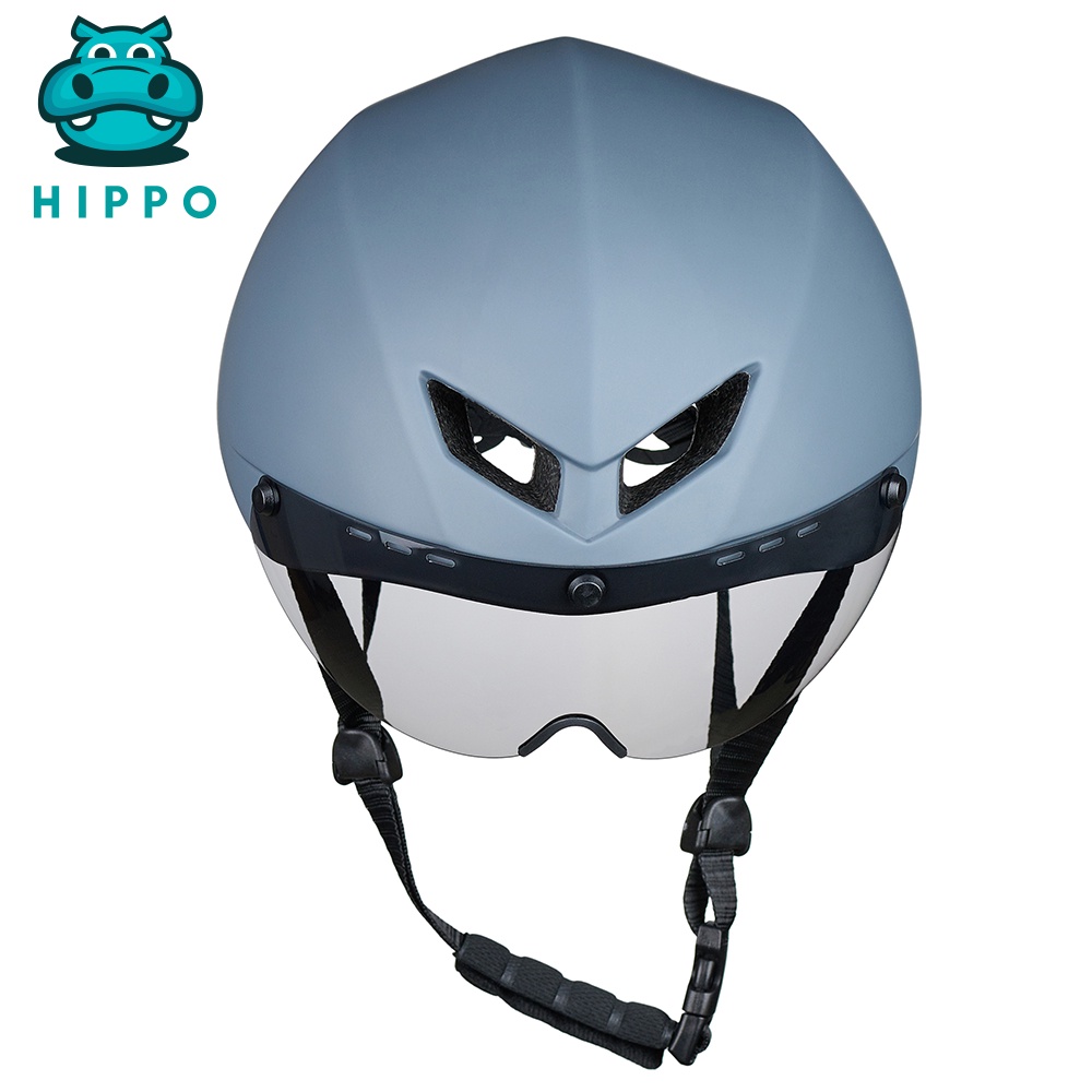 Mũ bảo hiểm xe đạp thể thao Poc Falcon siêu nhẹ chính hãng màu xám xi măng - HIPPO HELMET