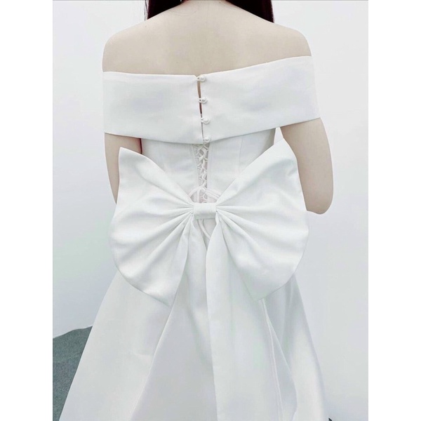 ĐẦM SẺ ĐÙI NÀNG DÂU MẶC 5 KIỂU SIZE S M L XL ẢNH VÀ VIDEO CHỦ SHOP CHỤP 1000%