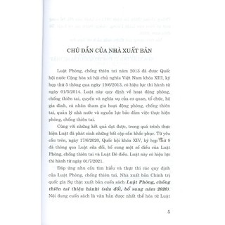 Luật Phòng, Chống Thiên Tai