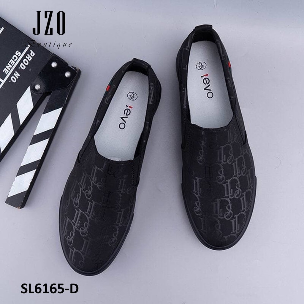 Giày lười vải nam - Slip on nam Leyo  - MSP 6165