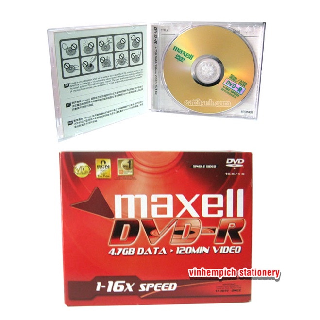 Đĩa DVD Trắng Maxell 4.7GB