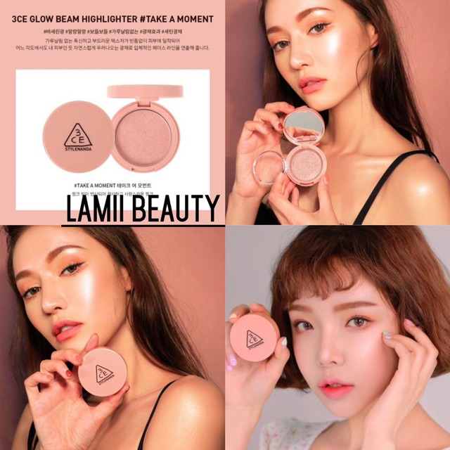 Phấn bắt sáng highlight 3CE glow beam Highlighter