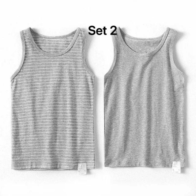 Set 2 áo ba lỗ trẻ em