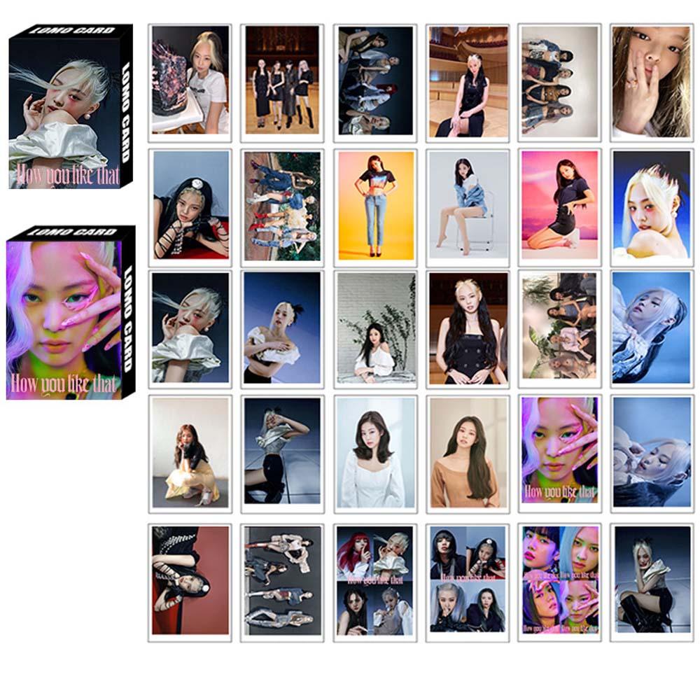 Hộp 30 Ảnh Lomo Card Nhóm Nhạc Nữ Hàn Quốc BlackPink JISOO REBUY1