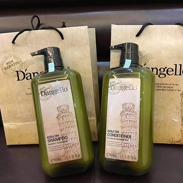 (CHÍNH HÃNG 100%  CÔNG TY THÁI HƯƠNG) Dầu gội xả siêu mượt D'angello keratin 500ml