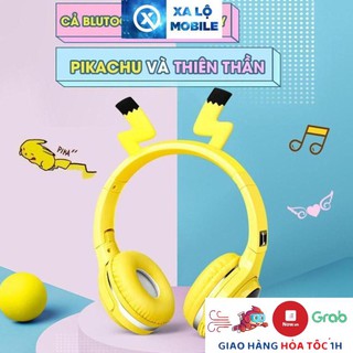 TAI NGHE PIKACHU KHÔNG DÂY BLUTOOTH CHÍNH HÃNG BẢO HÀNH 12 THÁNG