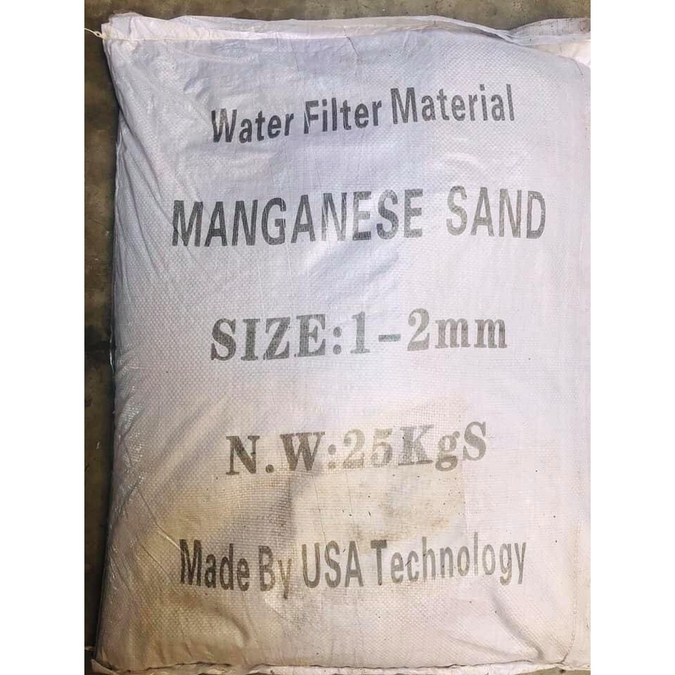 [Mã ELMS5 giảm 7% đơn 300k] 1 bao quặng mangan 25kg khử nước phèn giá sỉ