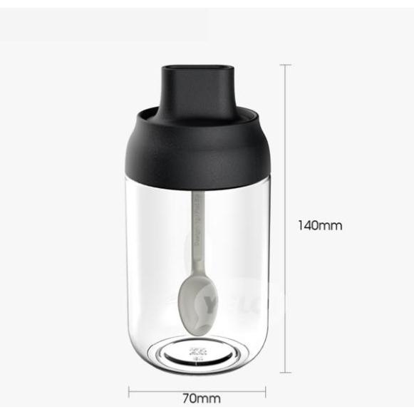 Lọ thủy tinh đựng gia vị kèm muỗng