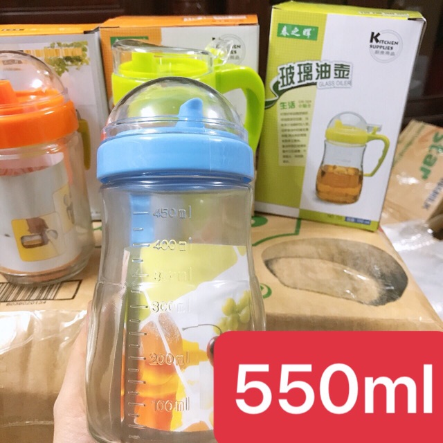 Lọ bình thuỷ tinh đựng dầu ăn nước mắm full size | BigBuy360 - bigbuy360.vn