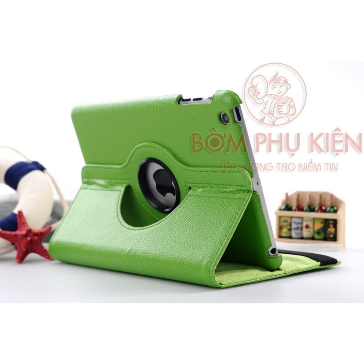 Bao Da iPad 2/3/4- Xoay 360 độ - Tiện lợi - Thời trang - 8 màu sắc - Chống sốc - Bền đẹp - Full các đời iPad - BomStore | BigBuy360 - bigbuy360.vn