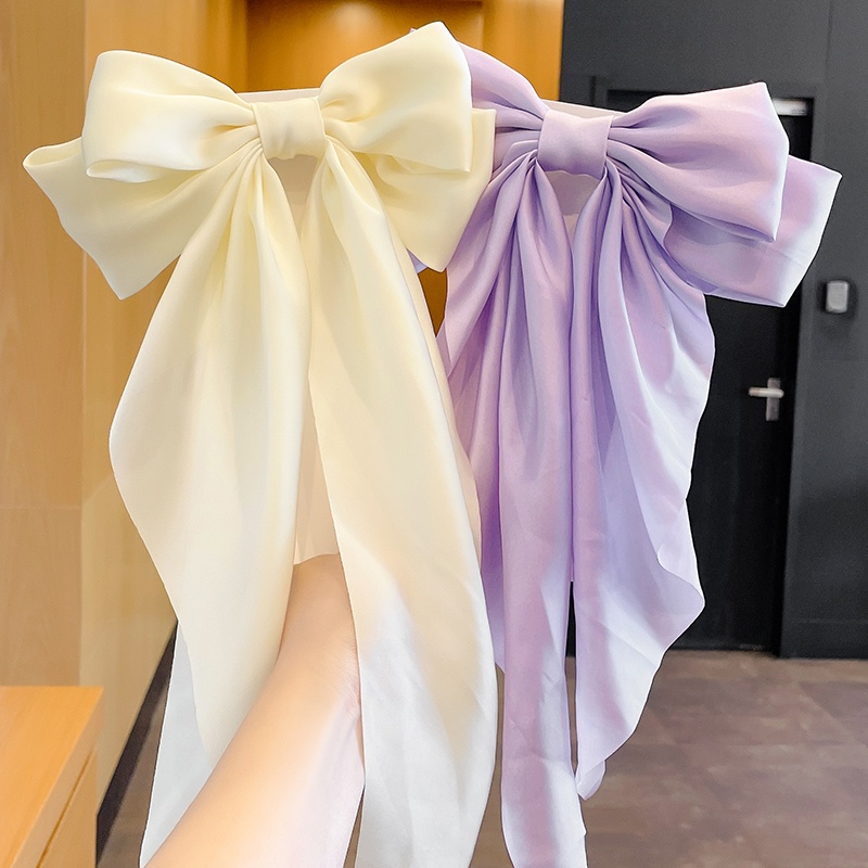 Kẹp Tóc Nơ Tua Rua Thời Trang Hàn Quốc