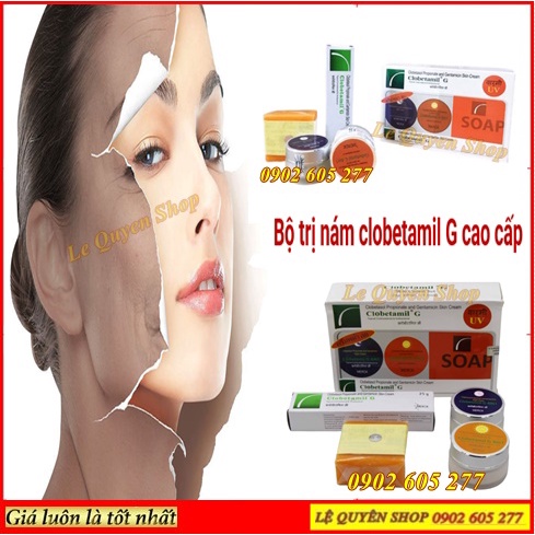 [hàng chính hãng] Bộ nám cao cấp Clobetamil G Thái Lan HÀNG LOẠI I