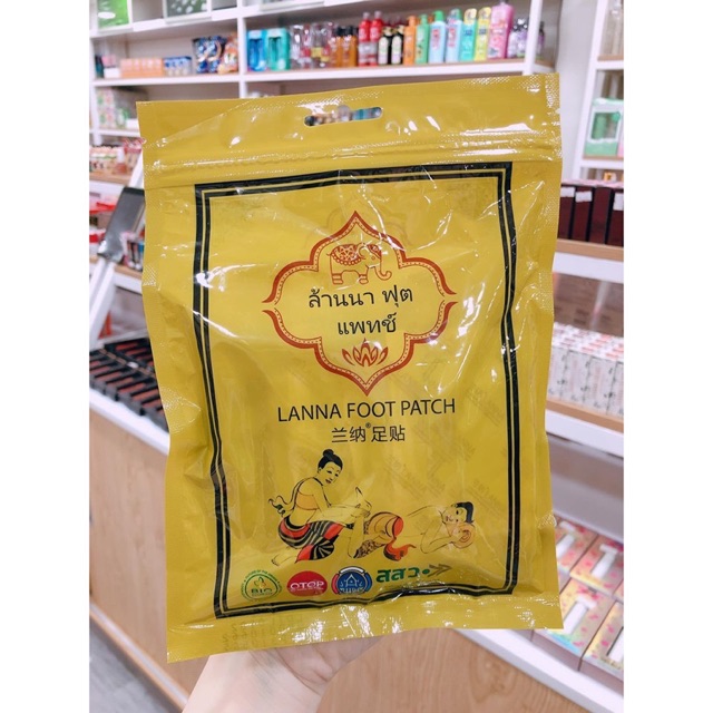 Miếng dán thải độc chân Lanna Thái Lan
