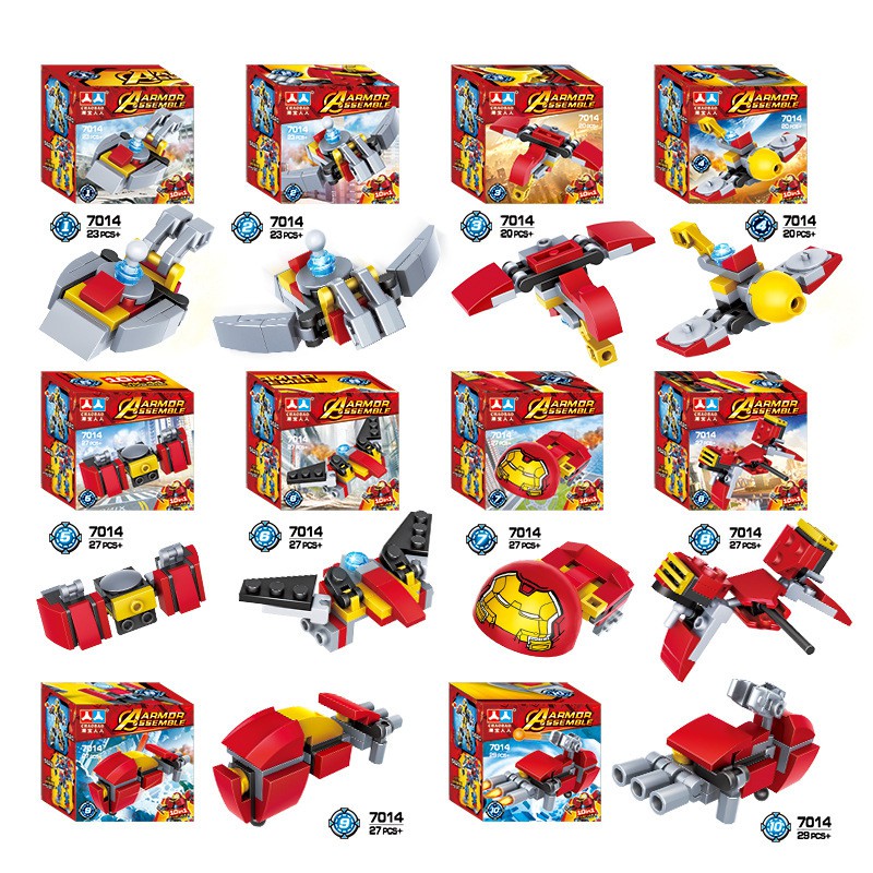 Đồ Chơi LEGO 10 Ô tô Lắp Ghép Thành Robot