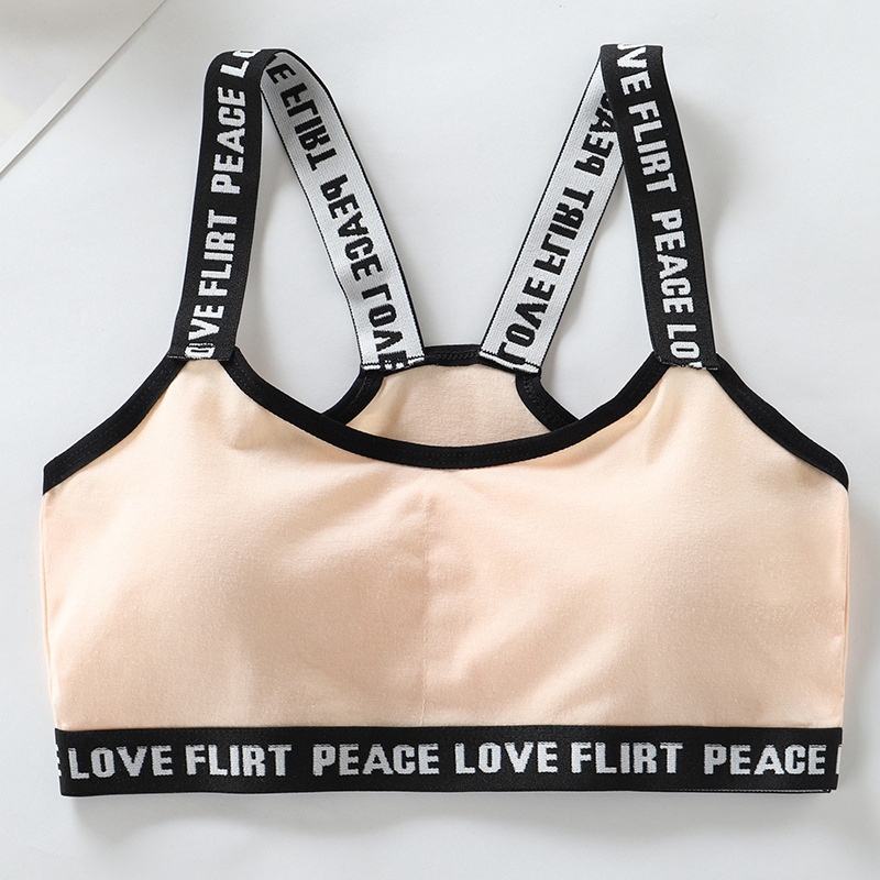 Áo Ngực Thể Thao Có Dây Chống Trượt Cho Bé Gái 9-18 Tuổi Mới