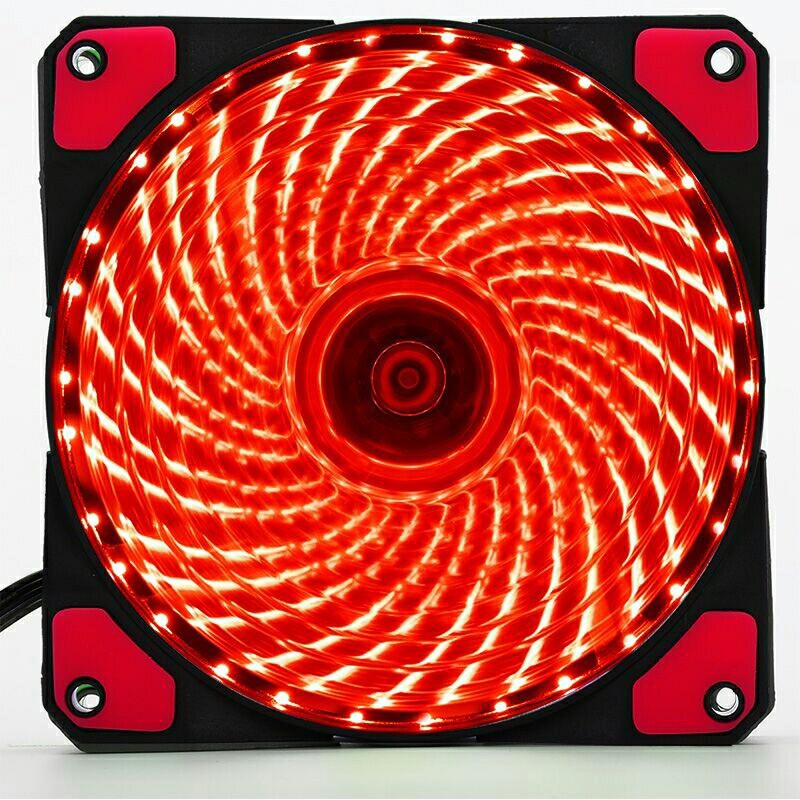 Fan hông Case 12*12cm 33 Led Red 21