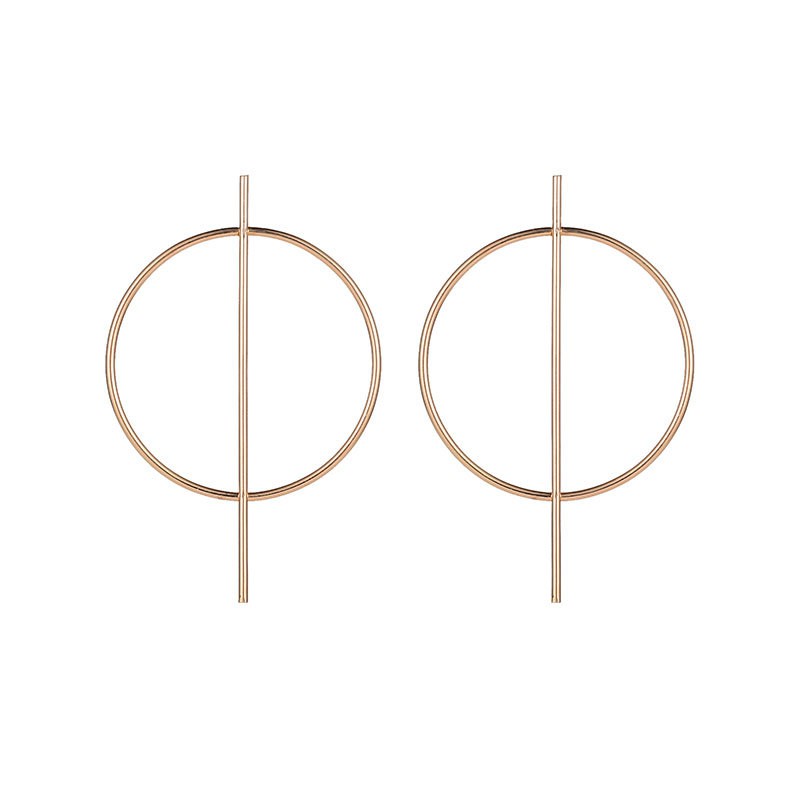 Khuyên tai phong cách hình học thời trang Hàn Quốc thanh lịch sang trọng