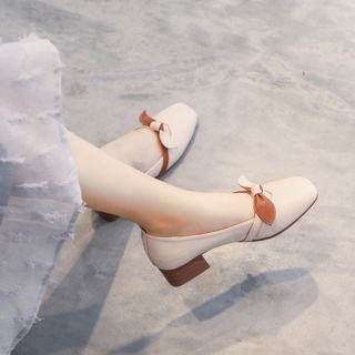 Giày búp bê nữ mũi nhọn đính hạt thời trang