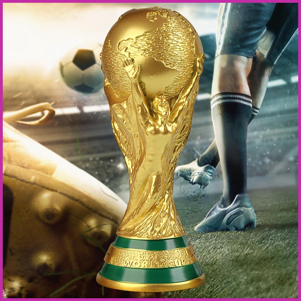 Mô Hình Cúp Bóng Đá Bằng Nhựa Resin 13/21/27/36cm 2022 Dùng Để Trang Trí