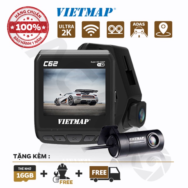 Camera Hành Trình Ô Tô Vietmap C62