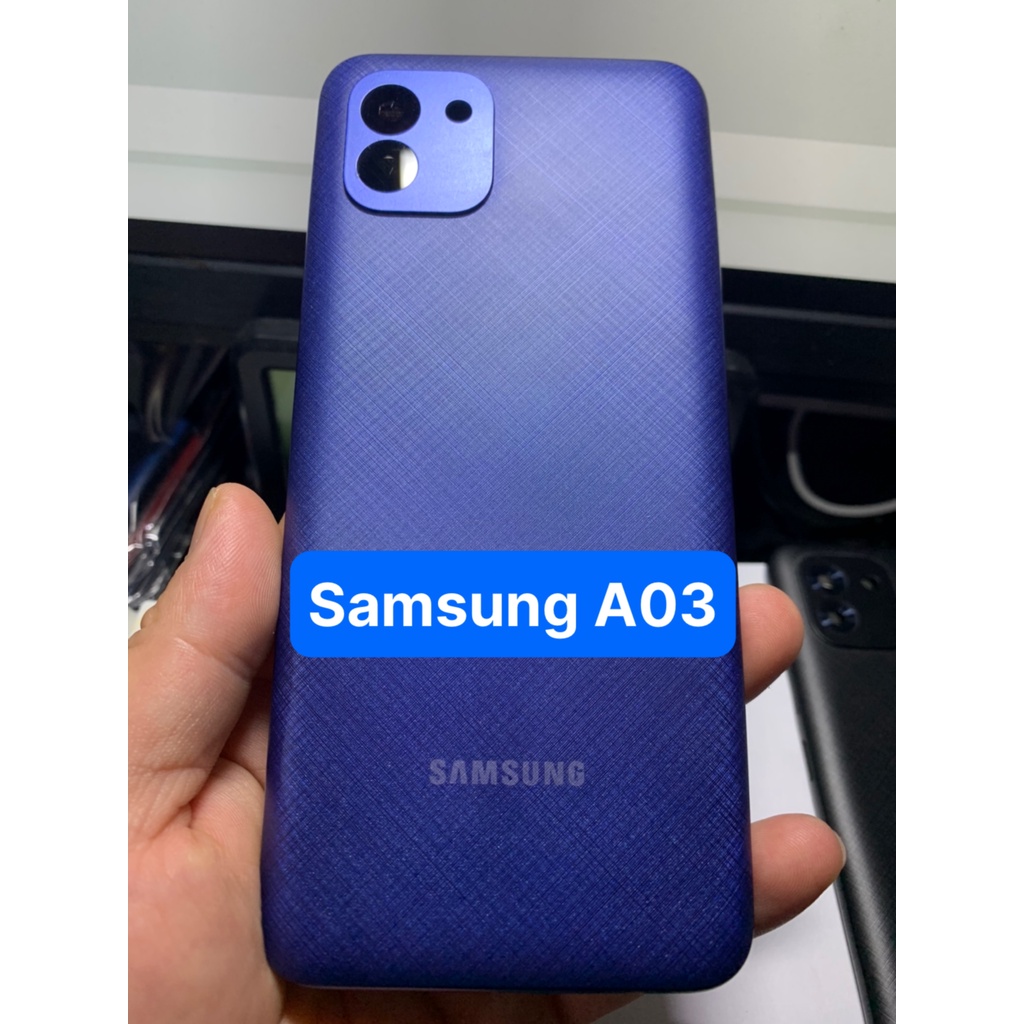 Bộ vỏ điên thoại Samsung A03 / hàng zin