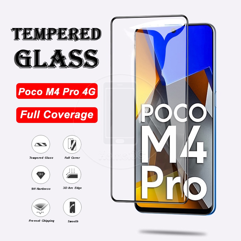 Kính Cường Lực Bảo Vệ Toàn Màn Hình Cho Xiaomi Poco M4 Pro 4G