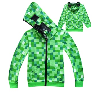 Áo Khoác Hoodie Họa Tiết Minecraft Cho Bé