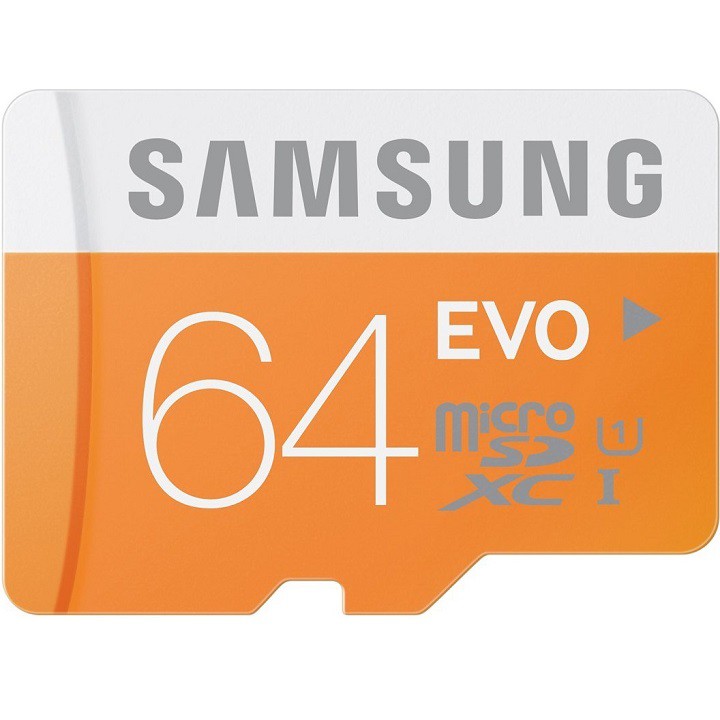 Thẻ nhớ Samsung 64GB – CHÍNH HÃNG – MicroSD Samsung Class10 - Bảo hành 5 năm – Kèm Adapter