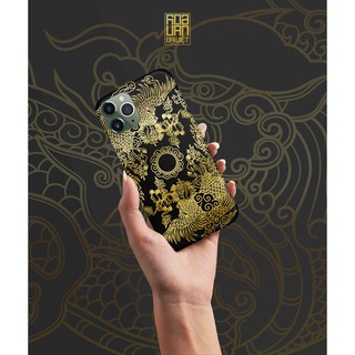 Ốp ĐỘC Phượng Chầu Nguyệt | Mặt Cường Lực, Viền Silicon