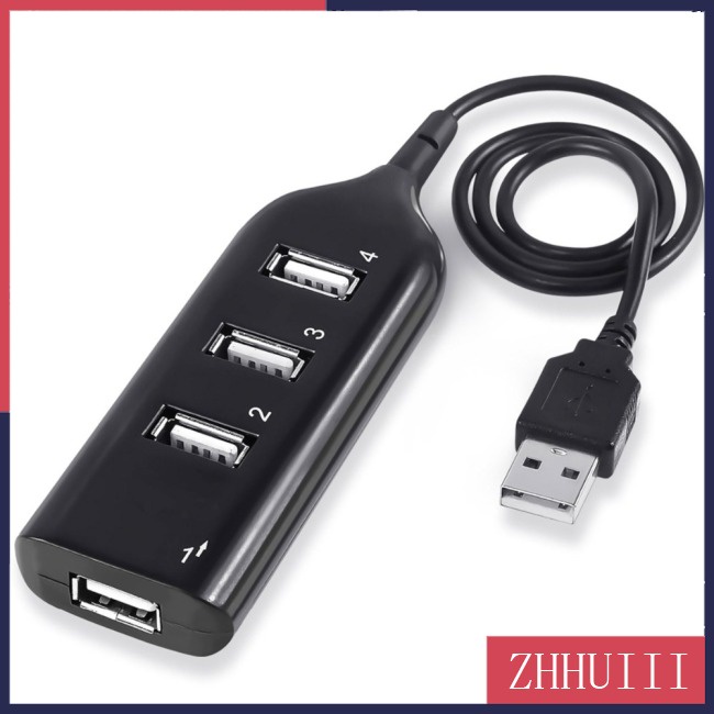 Hub chia 4 cổng USB mini tốc độ cao cho PC Laptop Notebook