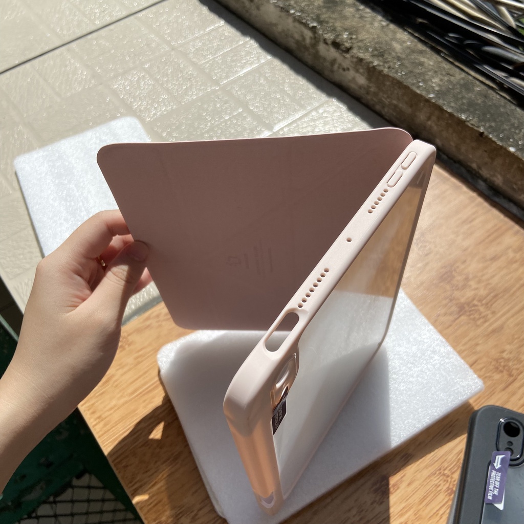[Hỏa Tốc HCM] Bao da DUX DUCIS iPad Mini 6 (8.3 inch) (2021) (MAGI SERIES) Mặt lưng trong, Có Khay Đựng Bút - Xám
