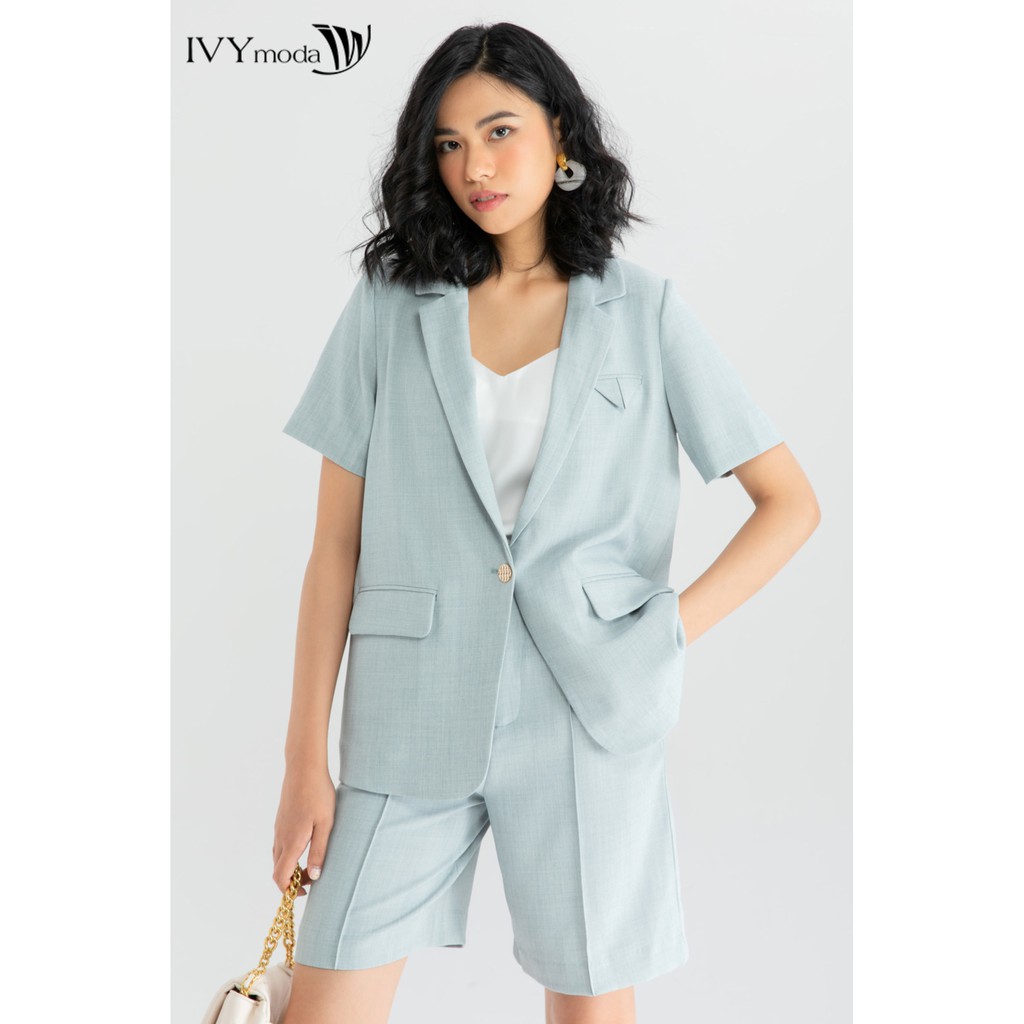 [NHẬP WABRTL5 GIẢM 10% TỐI ĐA 50K ĐH 250K ]Quần lửng nữ ống rộng thiết kế IVY moda MS 21T0022