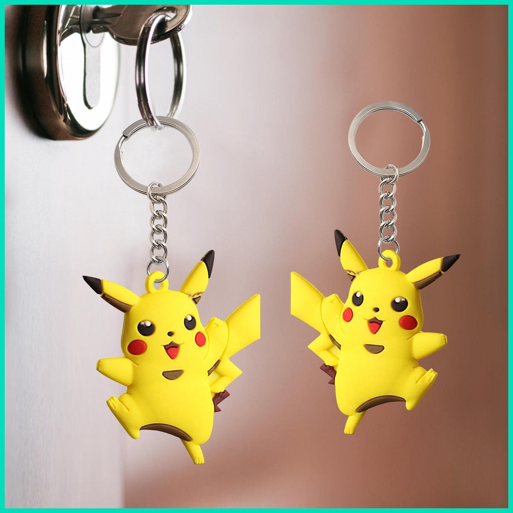 Móc Khóa Hình Rùa Pika-chu Dễ Thương