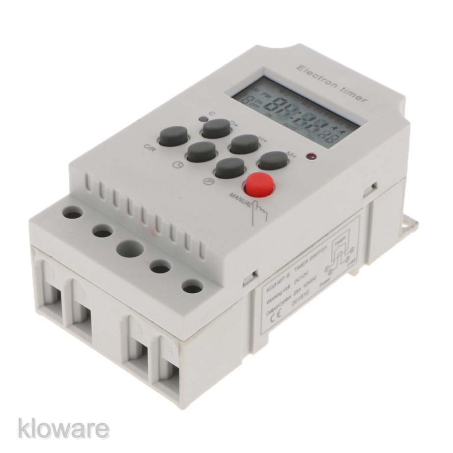 Rơ Le Công Tắc Hẹn Giờ Kỹ Thuật Số 12V DC AC
