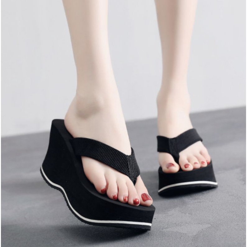 Dép kẹp xốp đế xuồng quai dù lượn sóng 10f