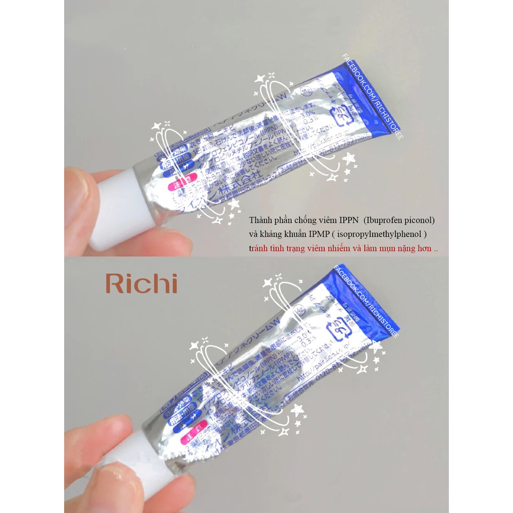 Kem chấm ngừa mụn Pair Acne W Cream 24g