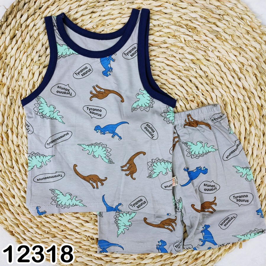 BỘ BA LỖ THUN LẠNH NHIỀU MẪU CHO BÉ TRAI 9-21KG