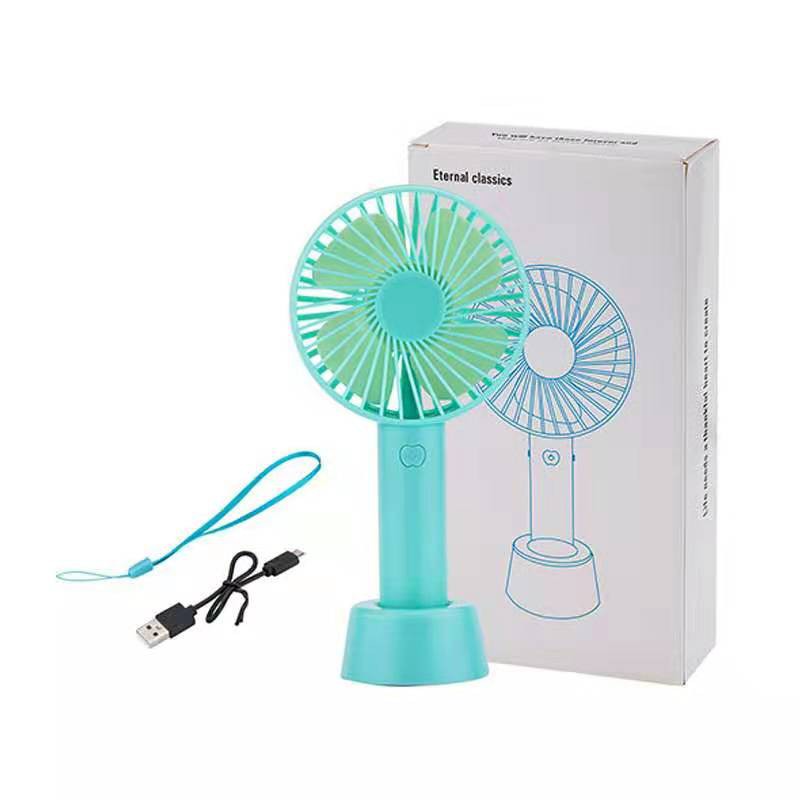 Quạt Usb Mini 3 Chế Độ Có Giá Đỡ Và 4 Màu 21cm