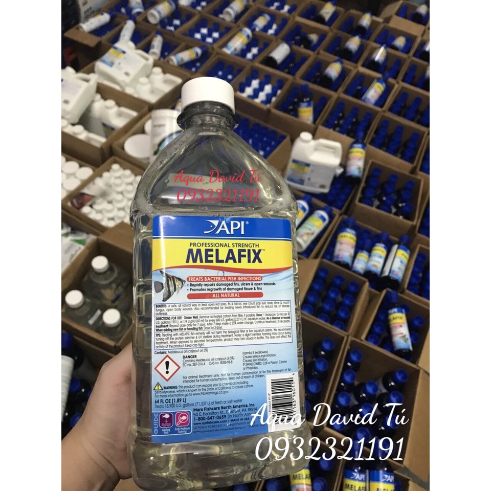 Dung Dịch Kháng Khuẩn Cho Cá Melafix Pond 473ml và 1890ml (Đậm Đặc)