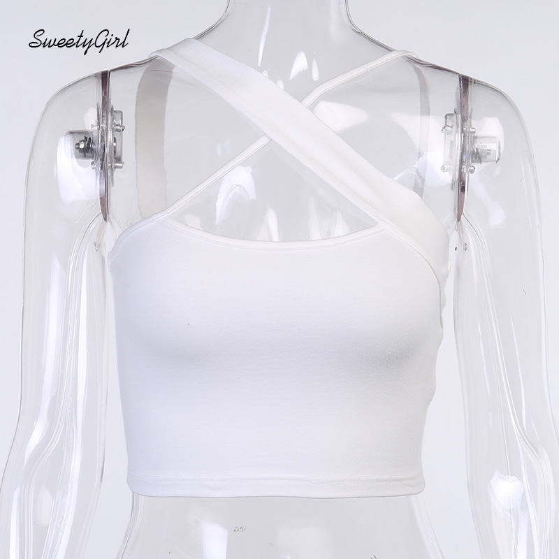 Áo Lửng Hai Dây Thời Trang Quyến Rũ Dành Cho Nữ