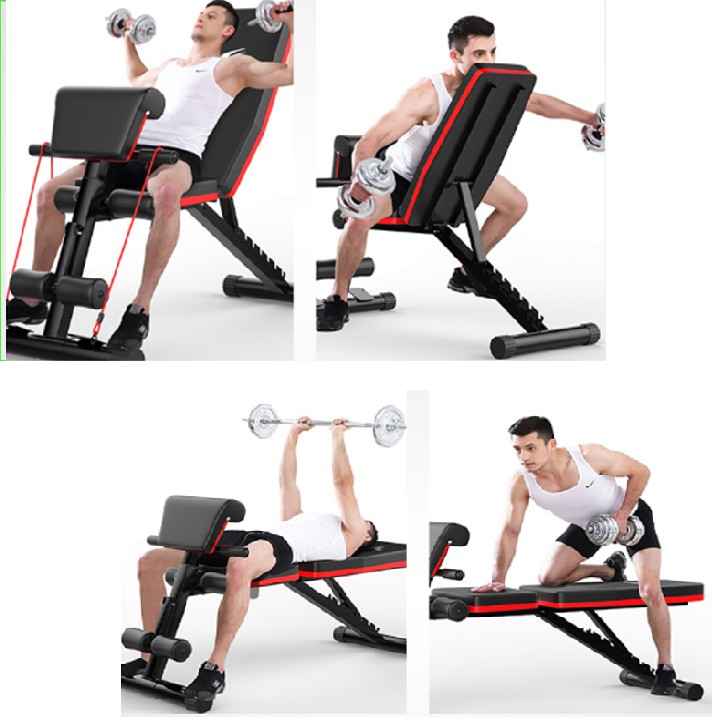 Ghế Tập Tạ, Ghế Tập Gym Đa Năng ADKING Hỗ Trợ Tập Cơ Tay, Bắp Tay, Cơ Bụng