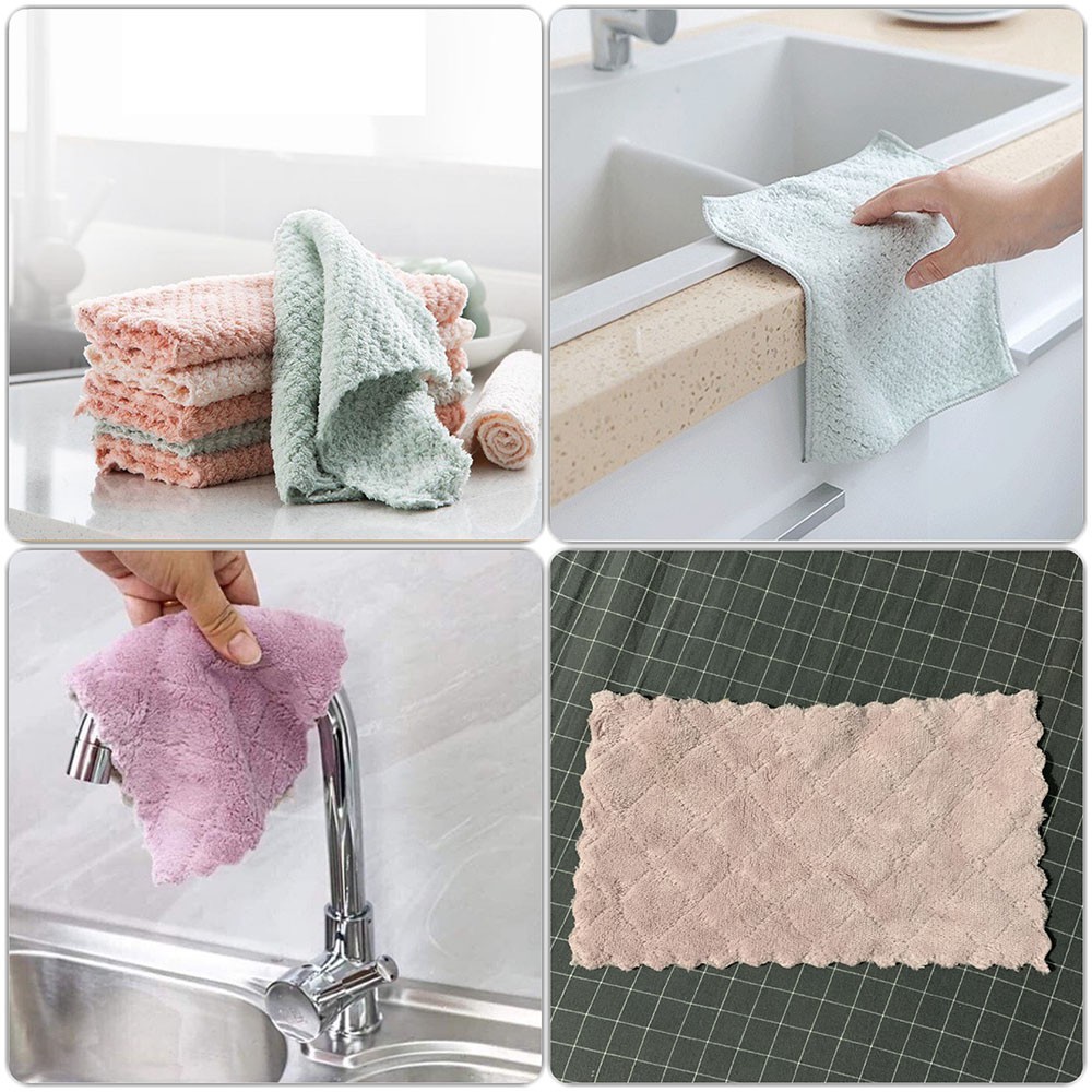 Khăn Lau 2 mặt thấm hút nước đa năng nhỏ gọn | BigBuy360 - bigbuy360.vn