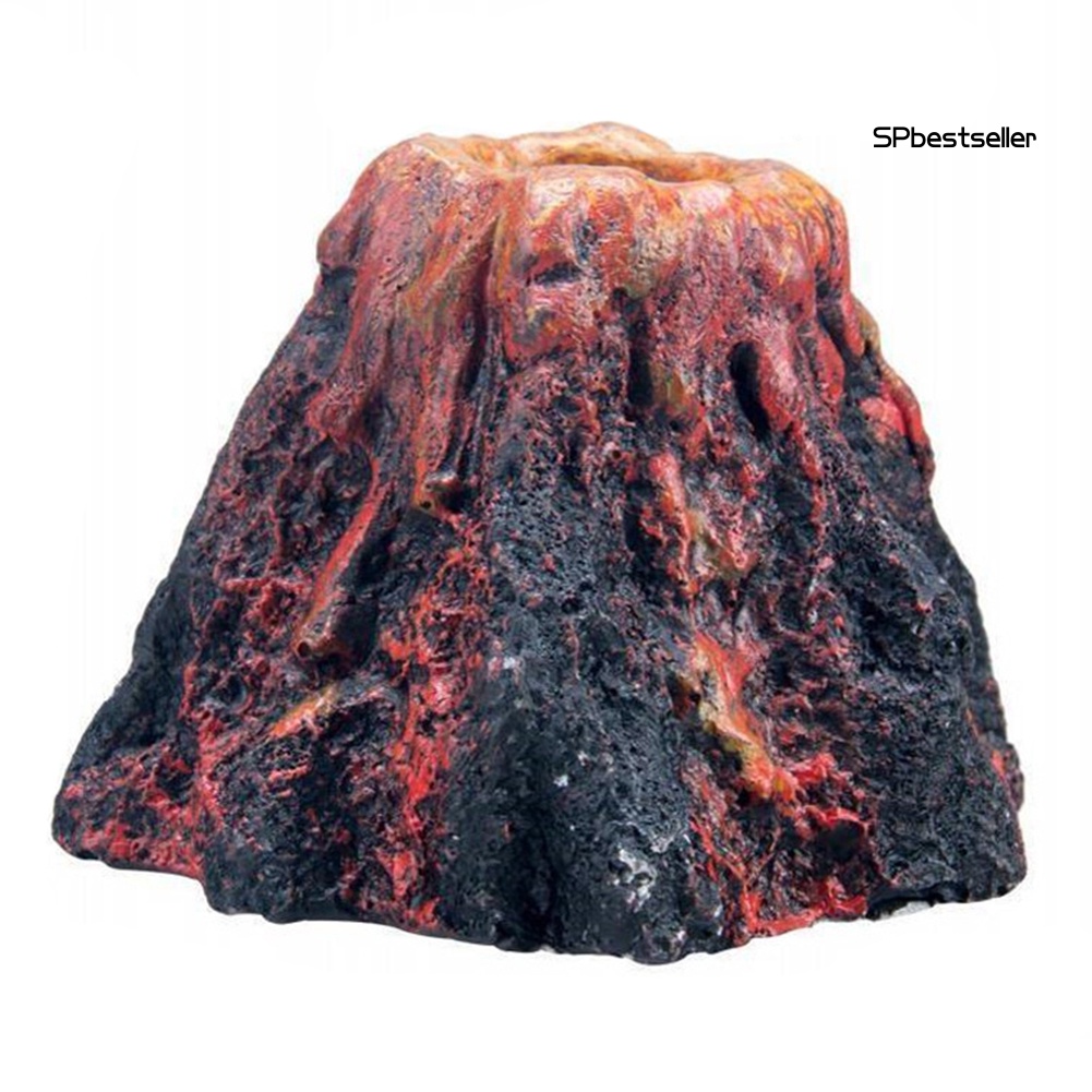 Đồ trang trí Núi Lửa Giả Trang Trí Bể Cá Không Độc Hại