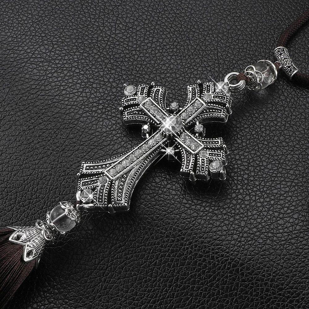 Dây Chuyền Mặt Thánh Giá Thời Trang|Mặt Dây Chuyền Hình Chúa Jesus Trang Trí Nội Thất