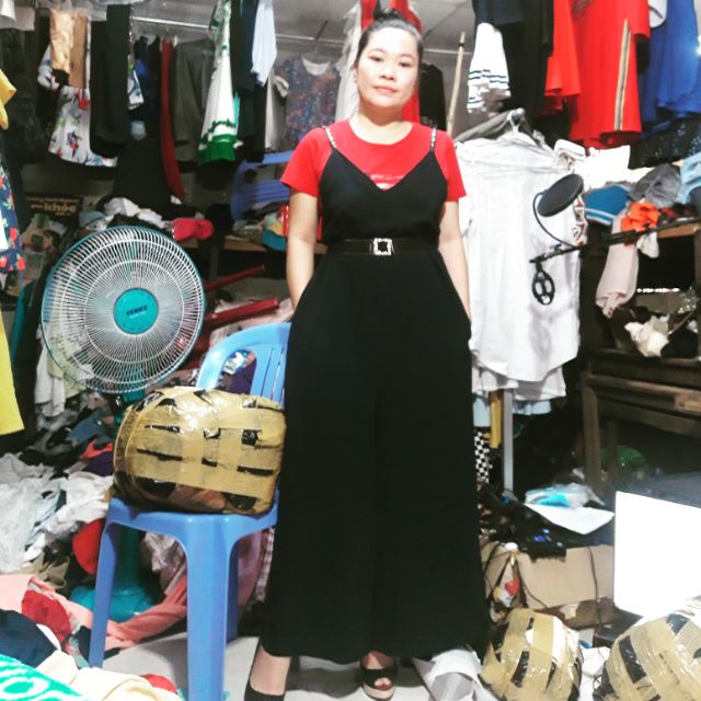 Yếm quần ống rộng(Freesize)(dinhtri)