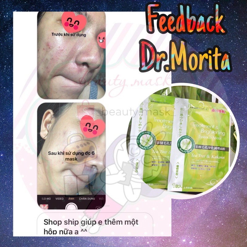 🍒 <KHÔNG TÍCH ĐIỂM> Mặt nạ Drmorita - Đài Loan 🍒 | Thế Giới Skin Care