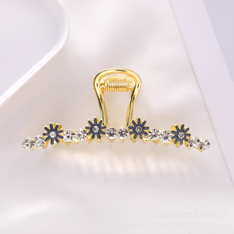 Kẹp tóc Hàn Quốc FREESHIP Giảm 1k Khi Nhập [GENZ123] Kẹp Tóc Kim Loại Đính Hoa Sang Trọng