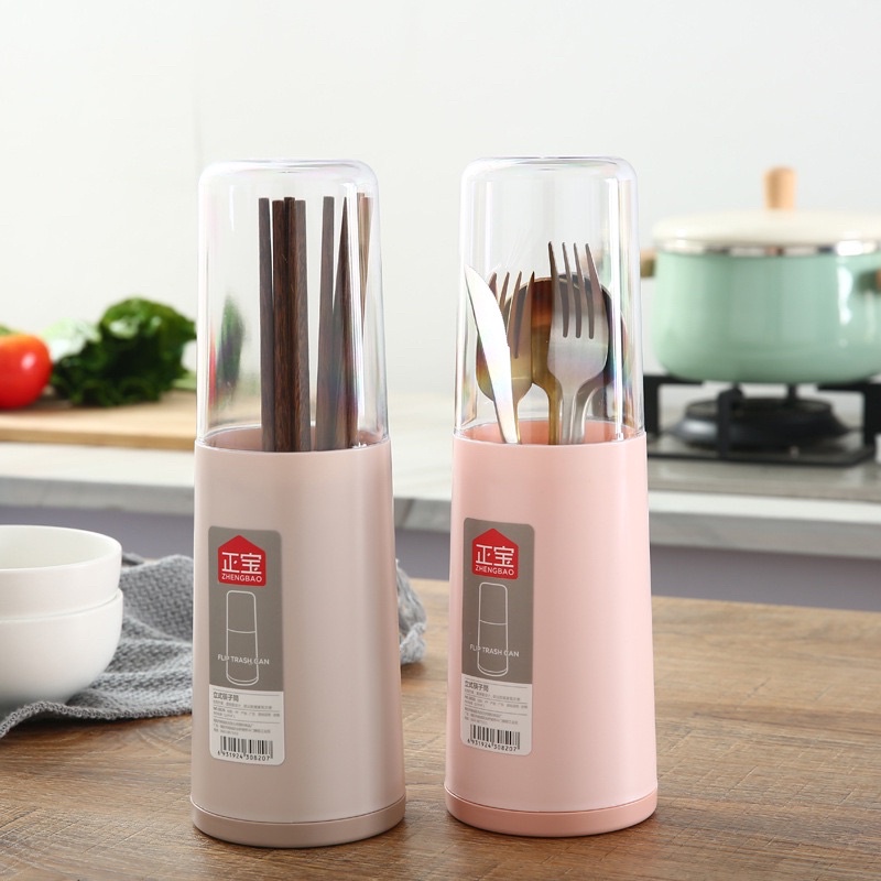 Ống cắm đũa có nắp Tube Chopstics